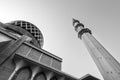 The Sultan Salahuddin Abdul Aziz Shah Mosque beautiful of dome and minaret.